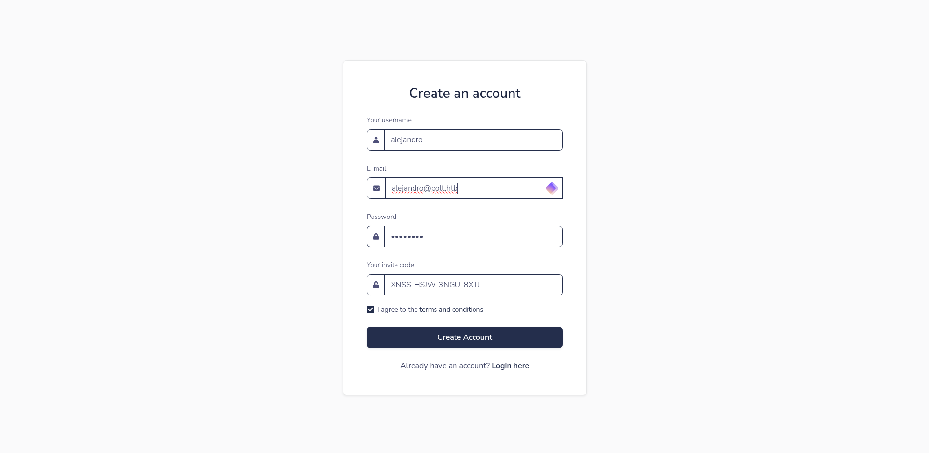Register Page