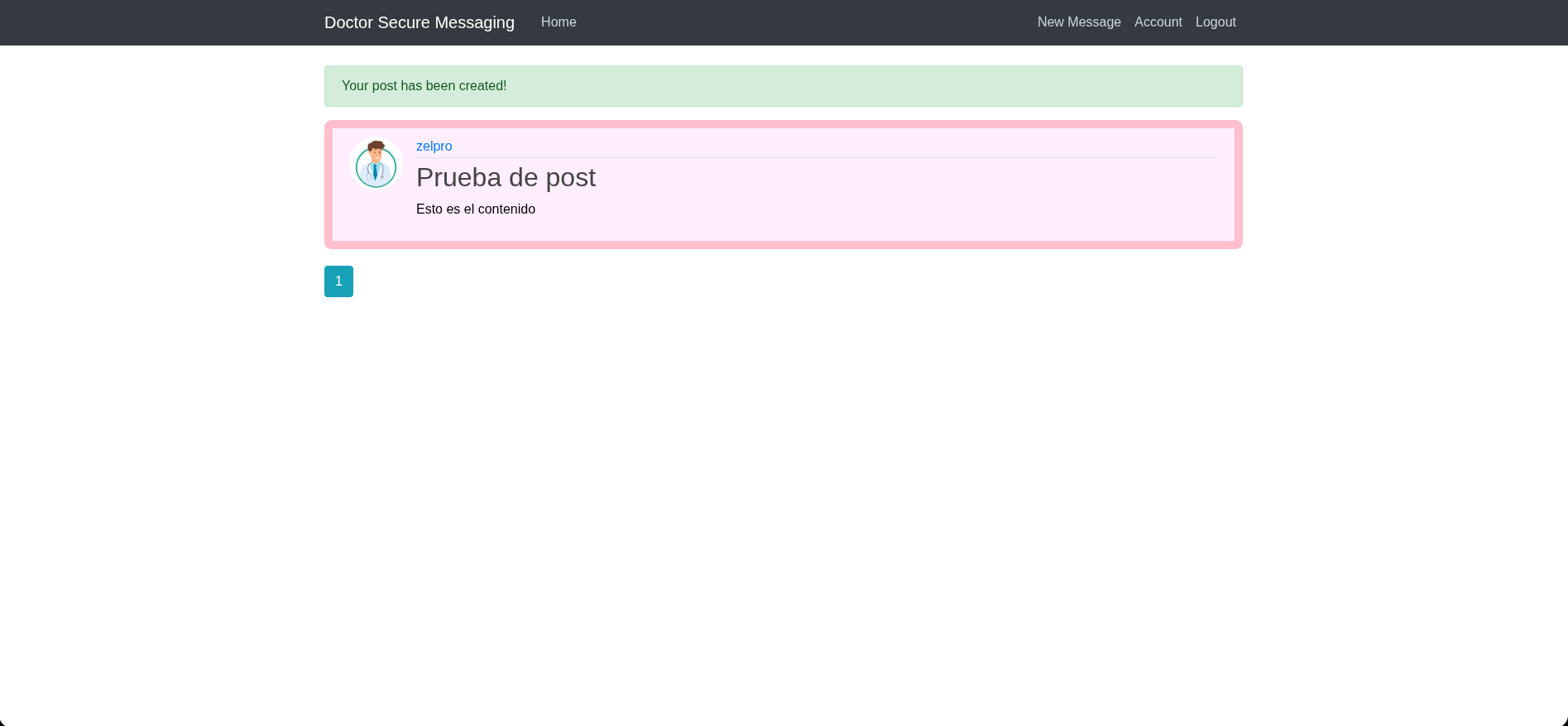 Nuevo post
